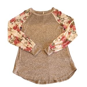 Cool Melon Oversized Raglan Sleeve Top